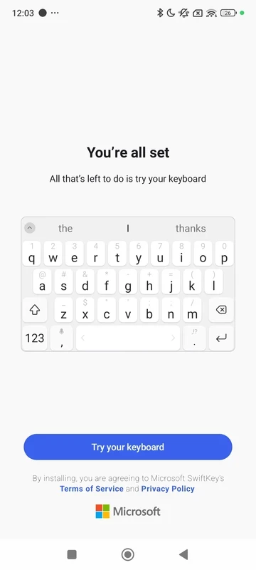 SwiftKey Keyboard – capture d'écran 8
